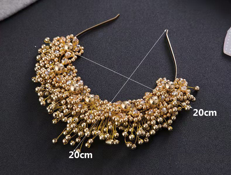 Korean Bridal Hair Accessories, Pearl Headbands, Hair Bands, Head Flowers, Wedding Accessories, Flowers, Wedding Accessories