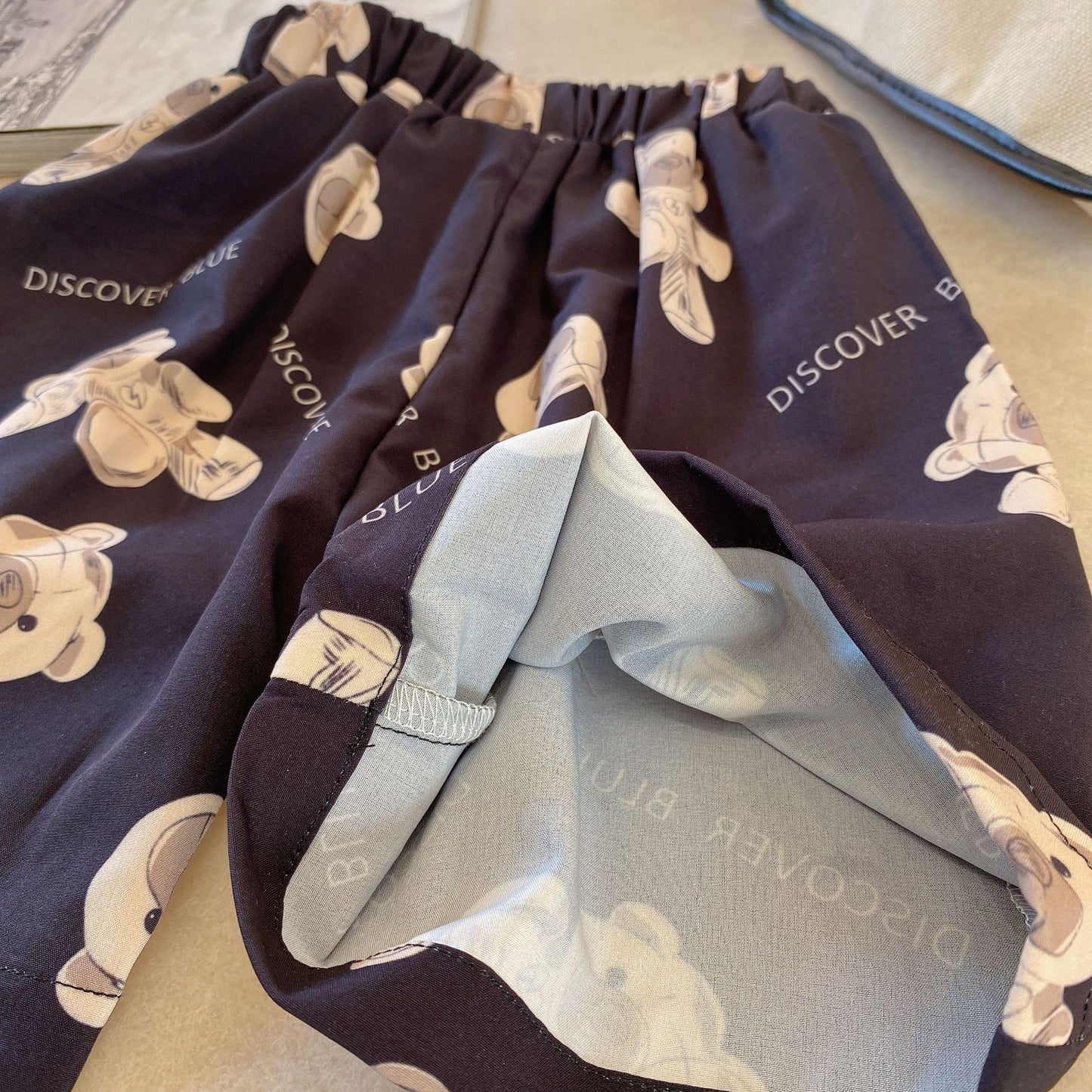 Full Print Bear Suit Boys And Girls All-Match