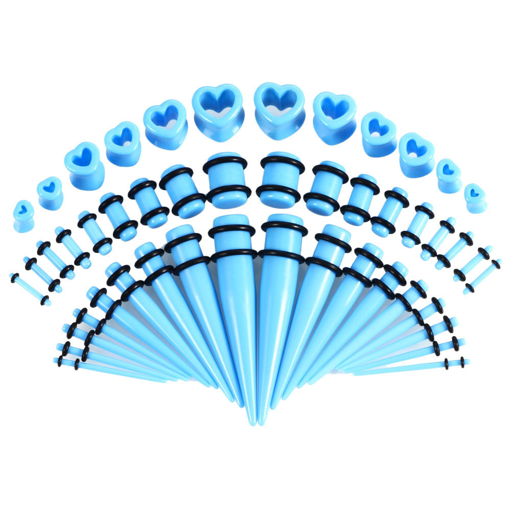 Acrylic Heart-shaped Earrings 48 Suit