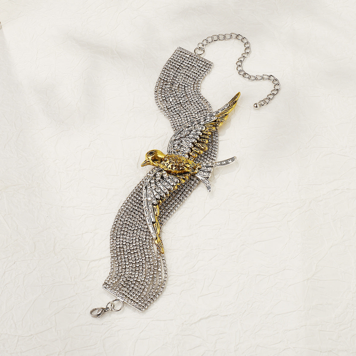 Exaggerated Fashionable Bird Swallow Multi-layer Necklace