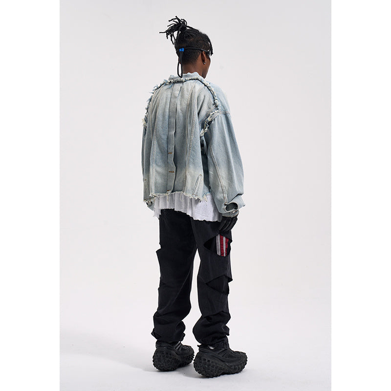 Make Old Trendy Loose Daddy Pants By Washing