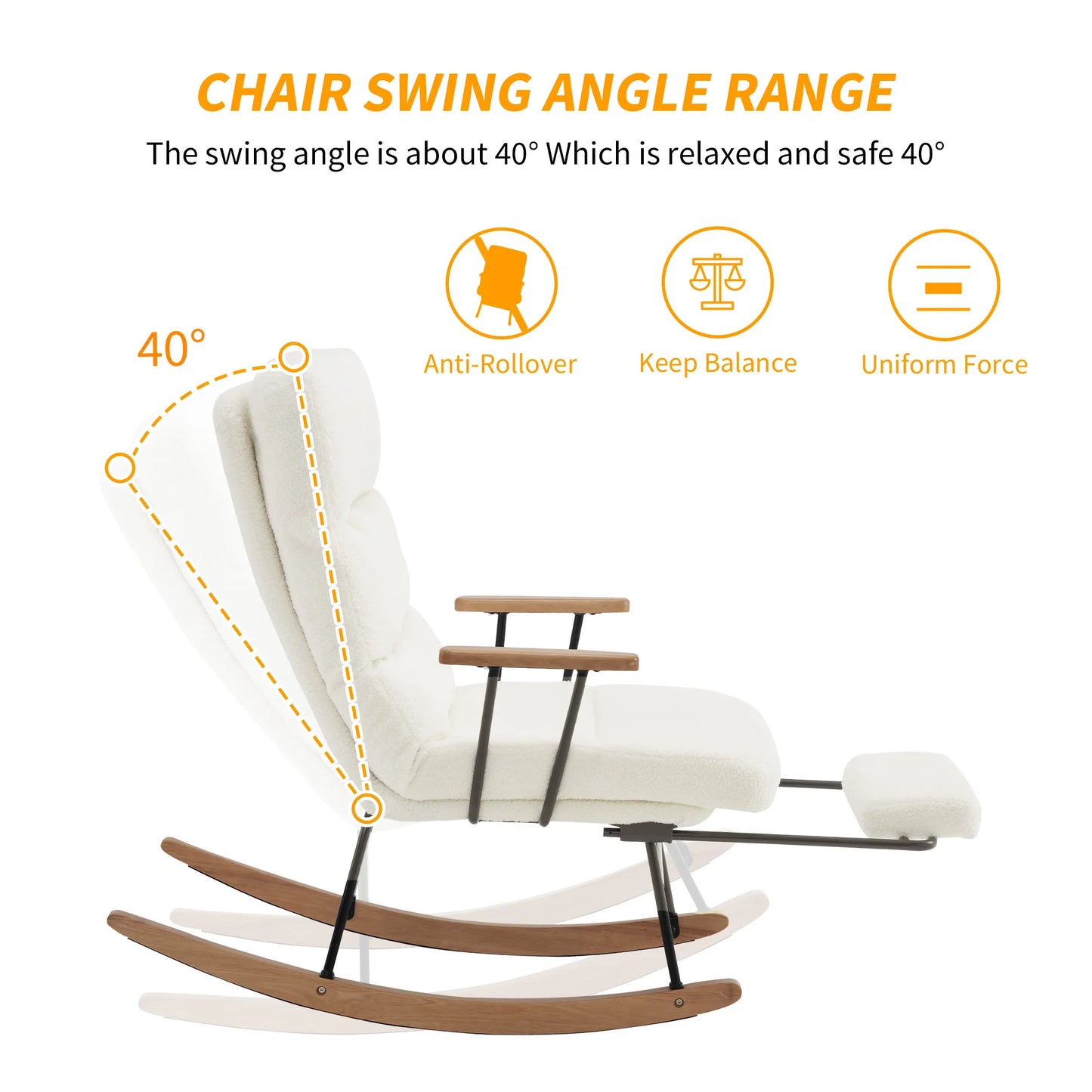 Adjustable Recliner for Living Room Bedroom