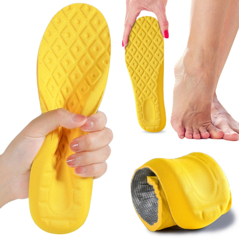 4Pcs Sports Shoes Insoles Super Soft Running Insole for Feet