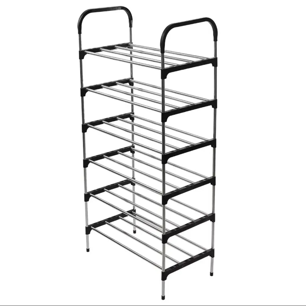 6 Tier Metal Shoe Rack Shoe Storage Stand Organiser Hot Sale