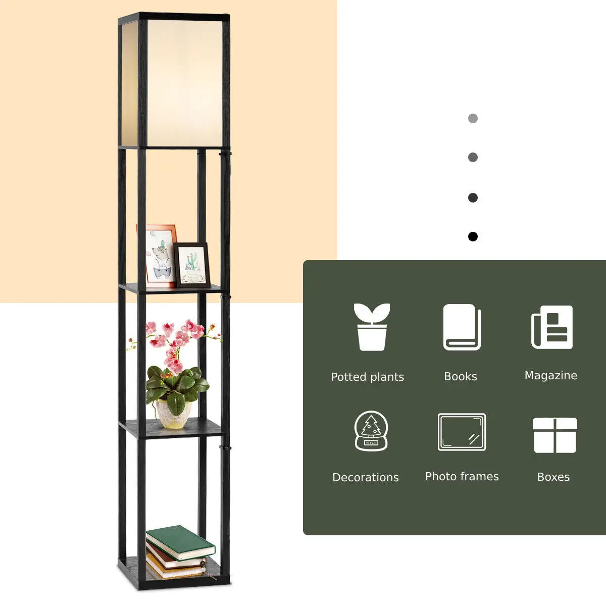 GOFLAME Freestanding Floor Lamp