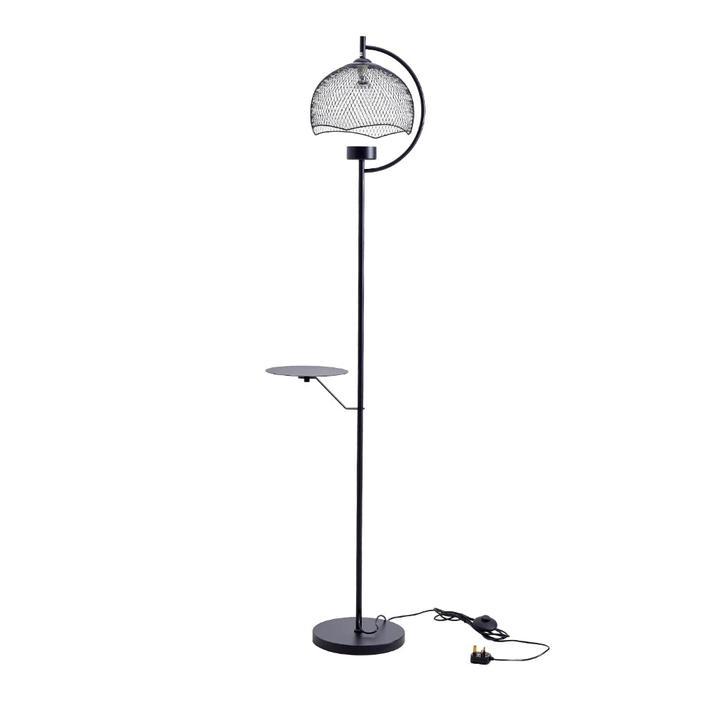 KOMORE Industrial Metal 1-Light GU10 Floor Lamp