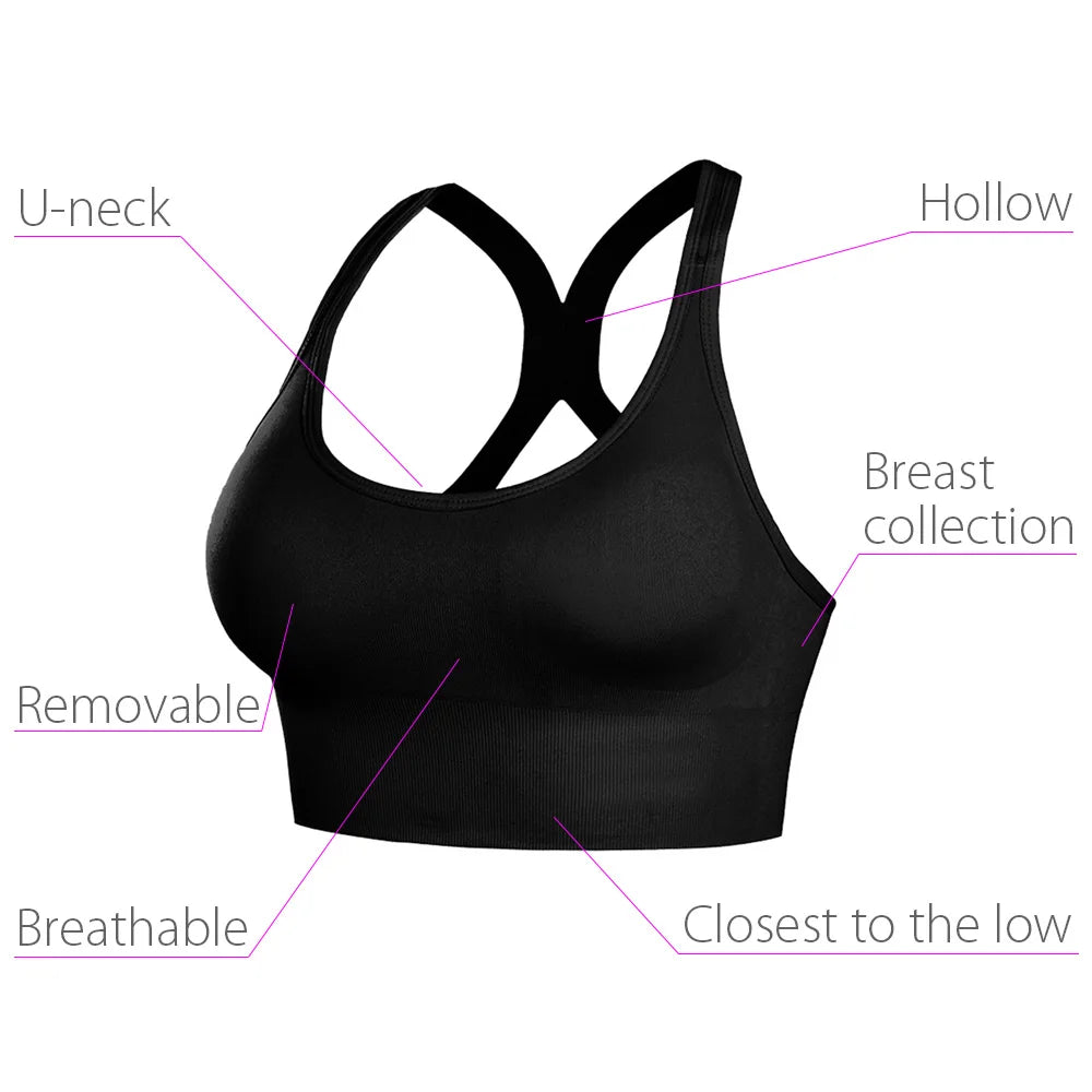 Medium Support Sports Bra for Women,