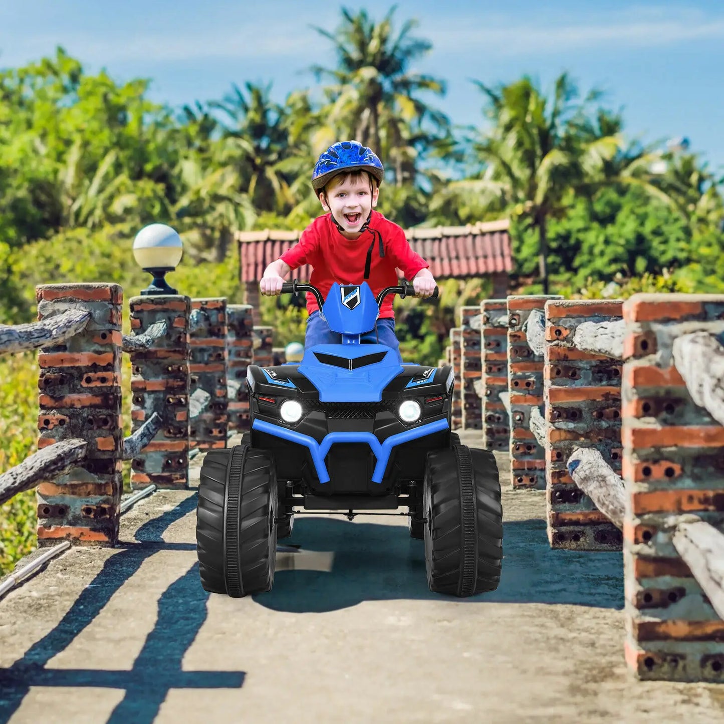 DORTALA Kids Electric Ride on Car 12V Battery Powered Toy Car Children Race Ride Car