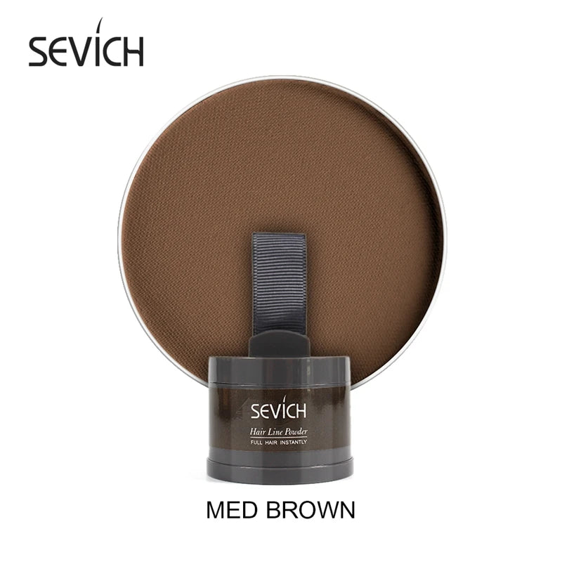 Sevich 13 Colors Hairline Powder 4g Hairline Shadow Powder Instantly Black Root Cover Up Shadow Natural Makeup Hair Concealer