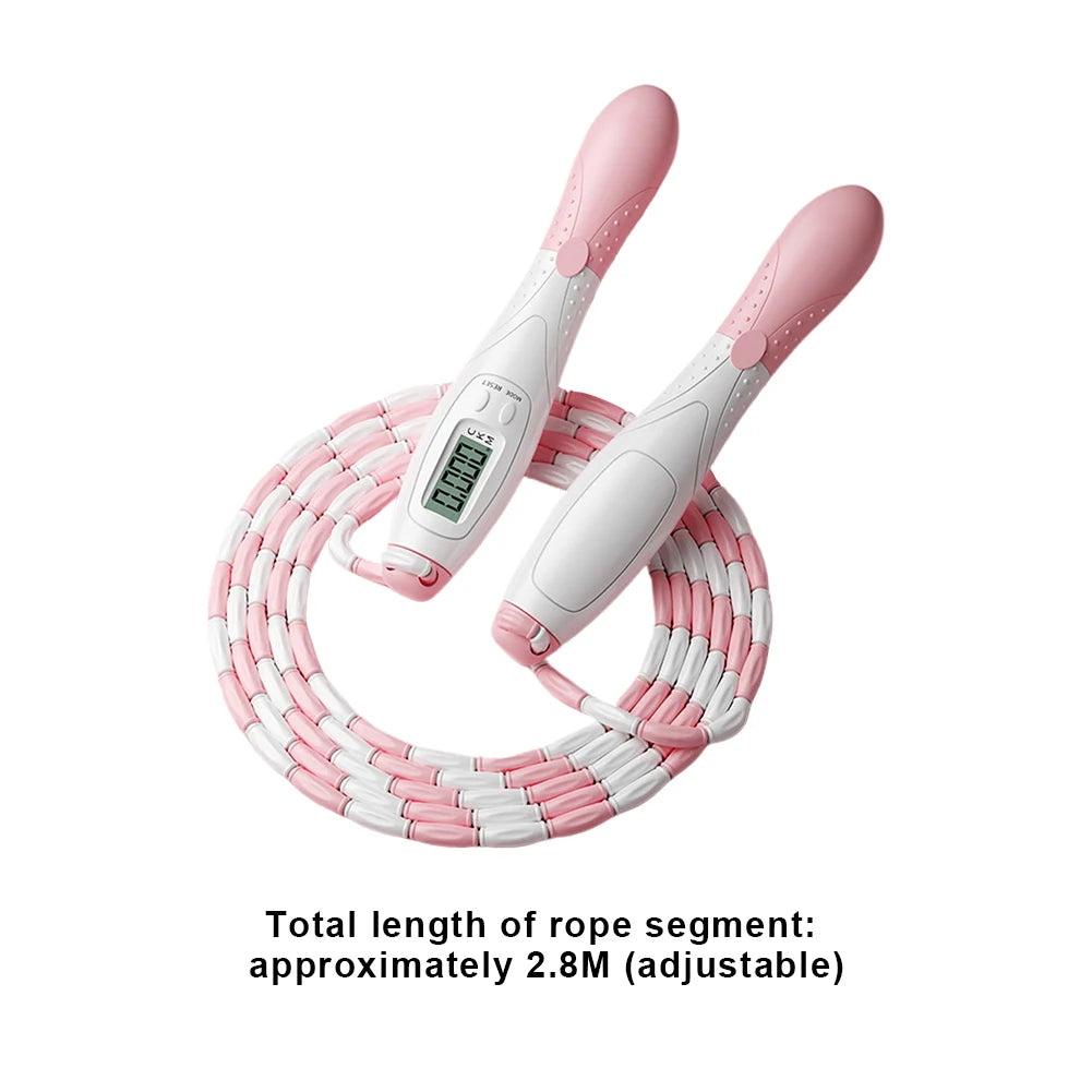 Adjustable Length Counting Jumping Rope Crossfit Speed Jumping Rope Exercise Skipping Rope for Men Women Kids Workout Equipments