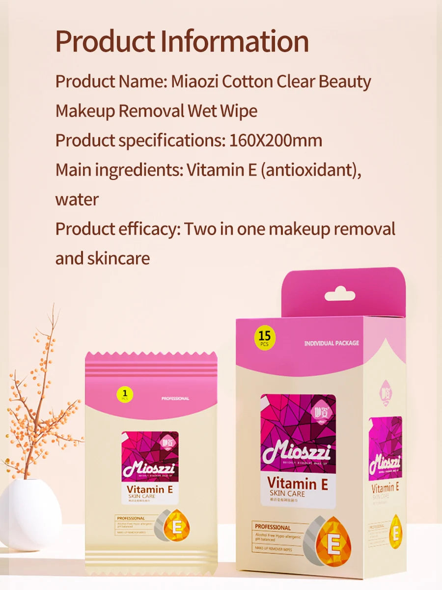 150pcs Makeup Remover Wet Wipes Individually Pack,Easy to Carry