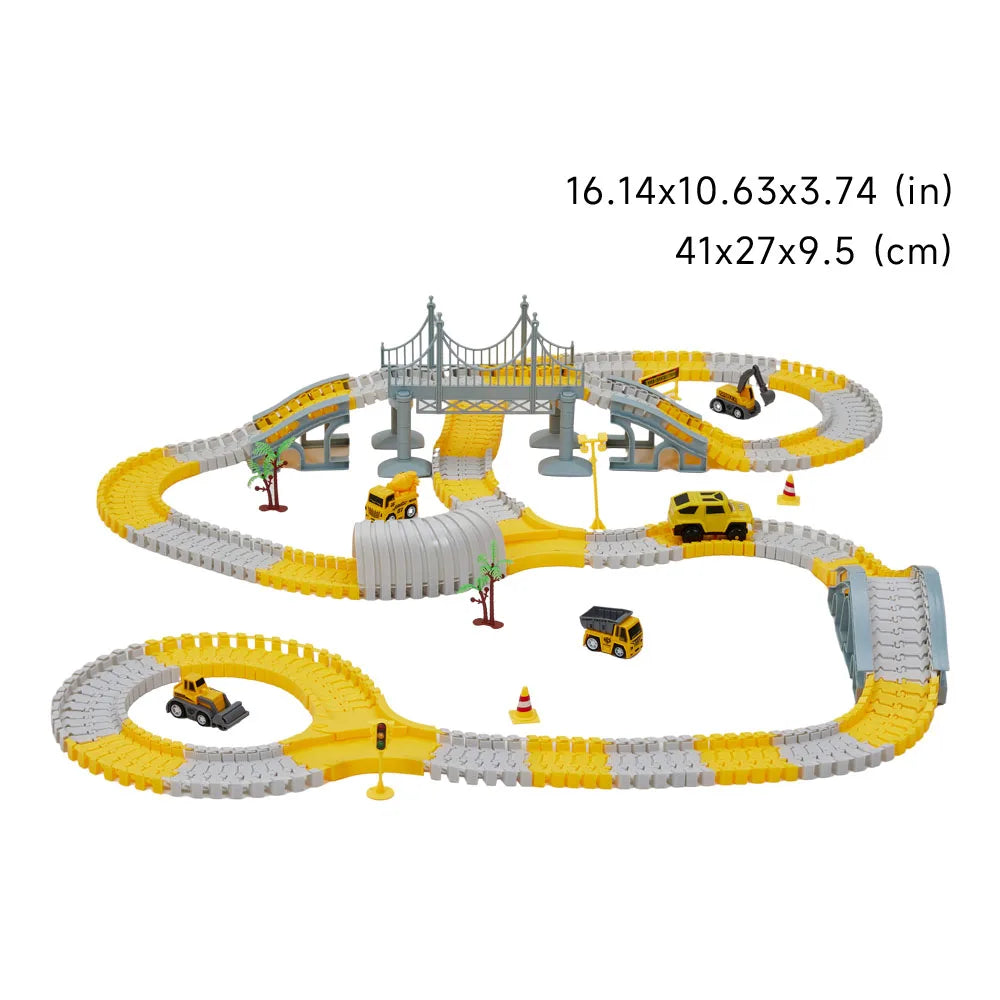Construction Race Track Toys Set for Kids