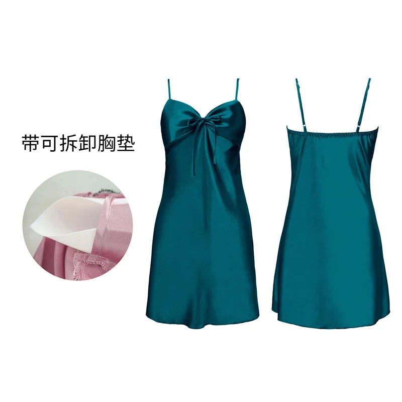 Women Ice Silk Sleepwear