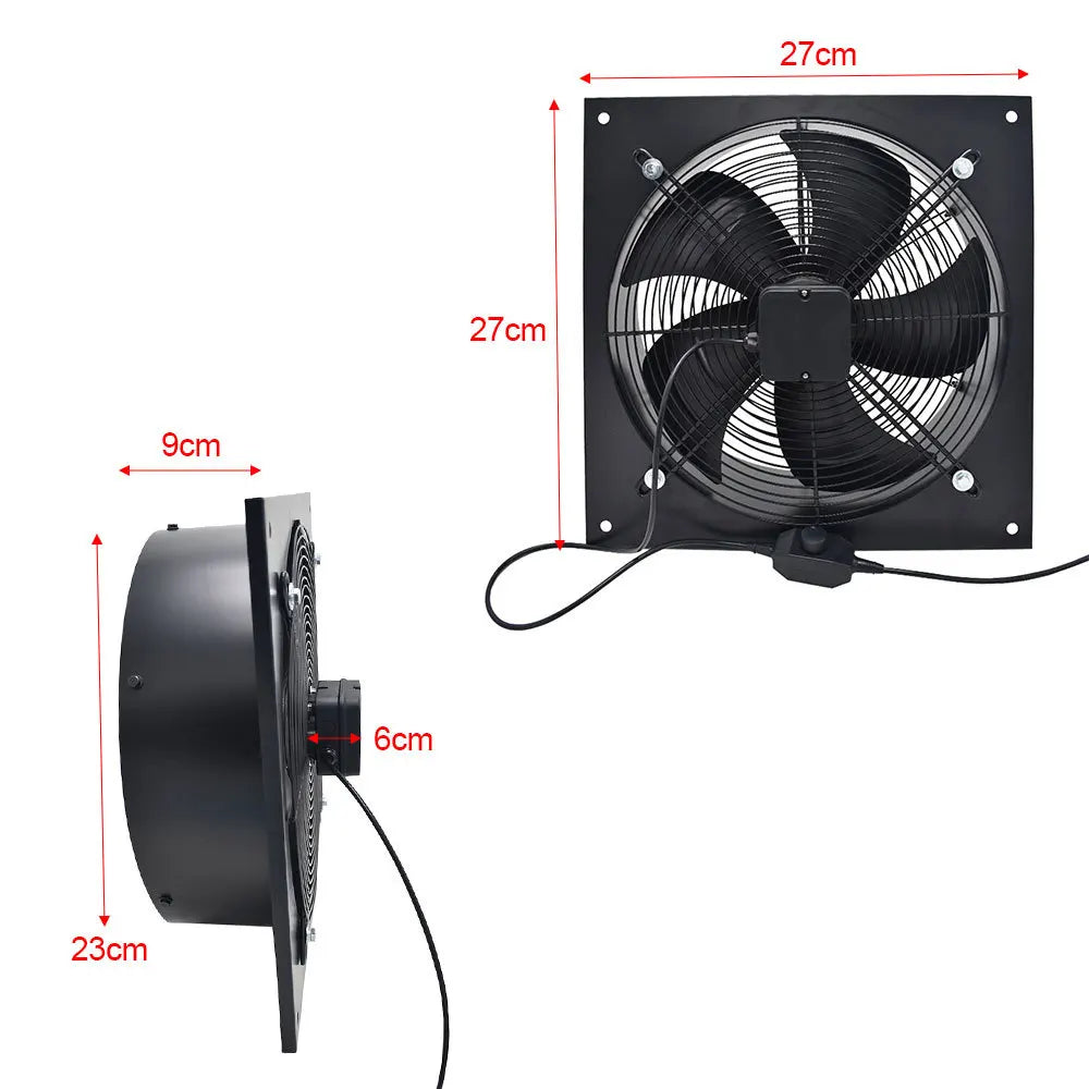 8 inch Ventilation Wall Mounted Exhaust Axial Fan