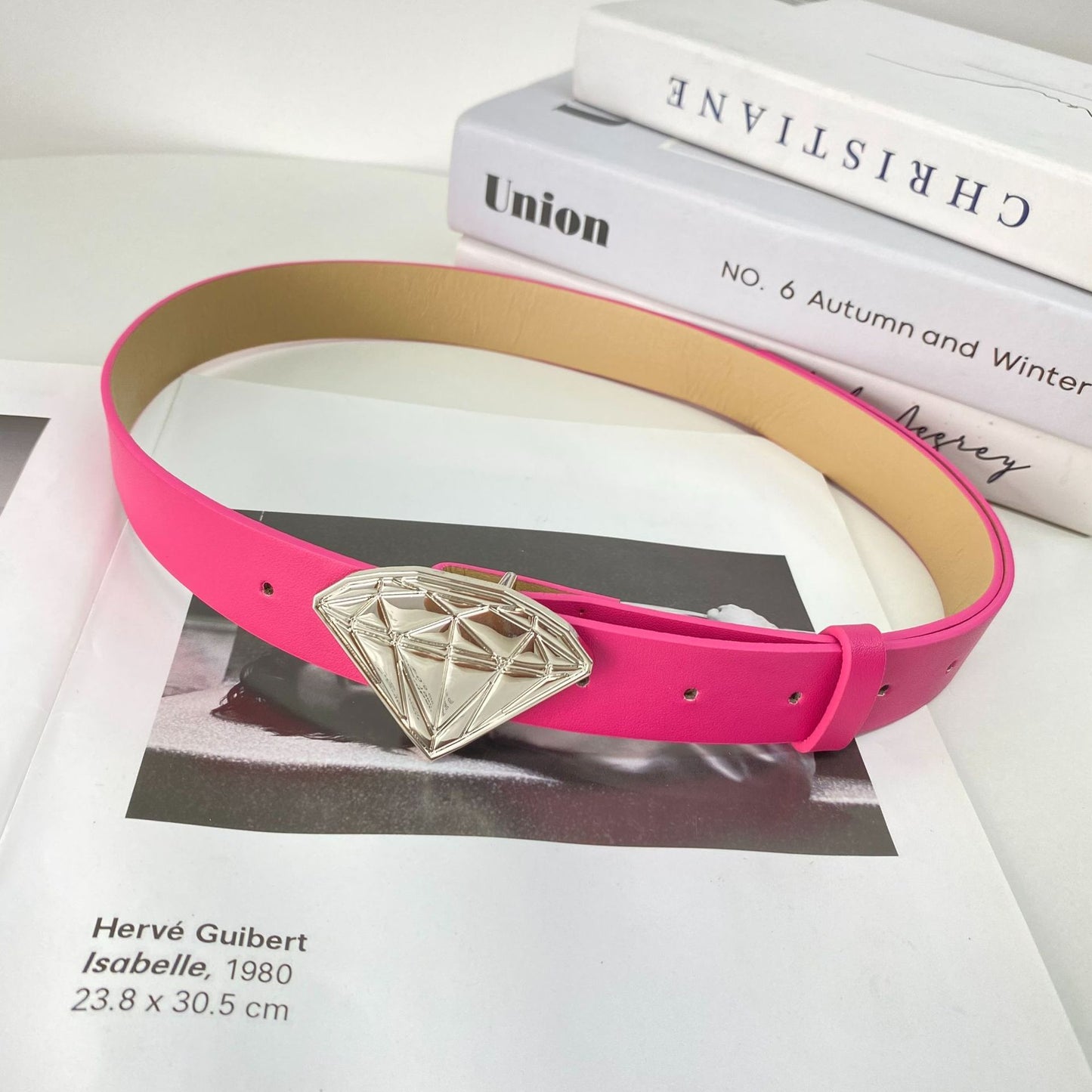 Fashionable All-match Diamond Buckle For Women Belt