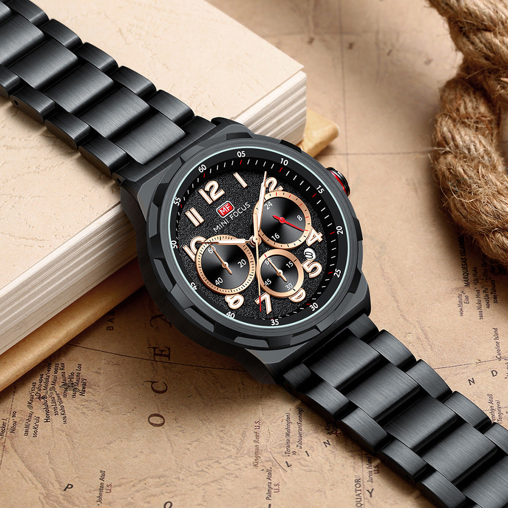 Fashion Business Men's Waterproof Quartz Watch