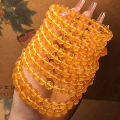 Natural Beeswax Heart Sutra Bracelet Crafts Accessories