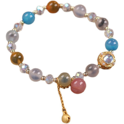 Women's Heart Agate Bracelet National Fashion Ethnic Style