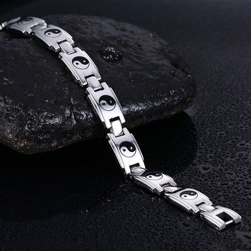 Tai Chi Titanium Steel Bracelet Jewelry For Men