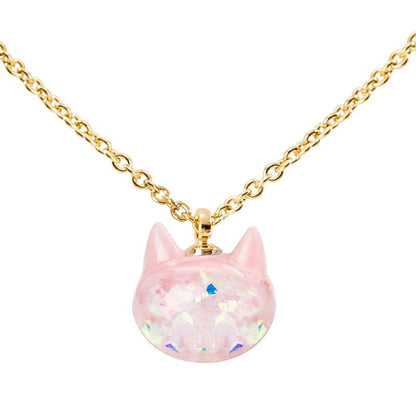 Cute Starry Cat Small Pendant Necklace