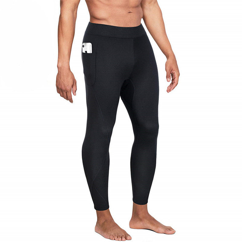 Neoprene Men's Sweatpants Running Black