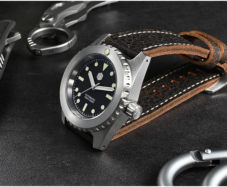 Men's Stainless Steel Diving Automatic Mechanical Sports Watch