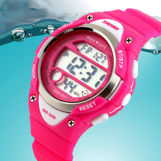 Outdoor Children's Sports Electronic Watch Deep Waterproof