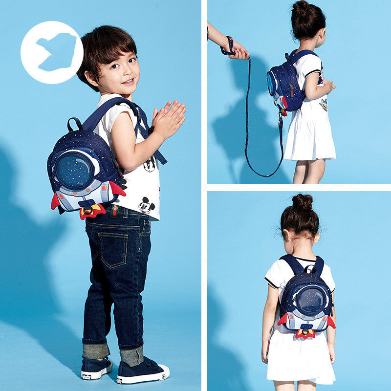 Shoulder Messenger Cartoon Backpack Kindergarten School Bag