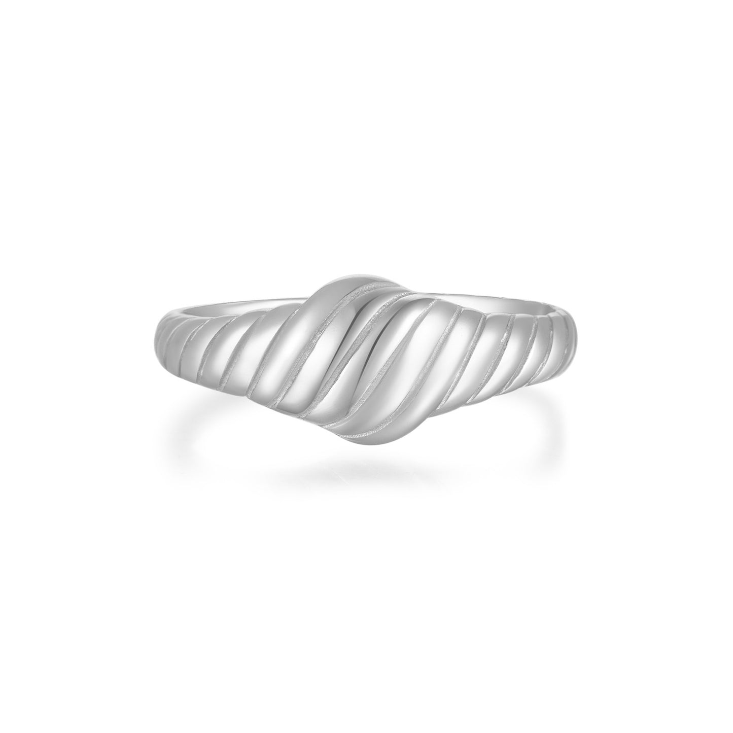 Sterling Silver Ring All-match Adjustable