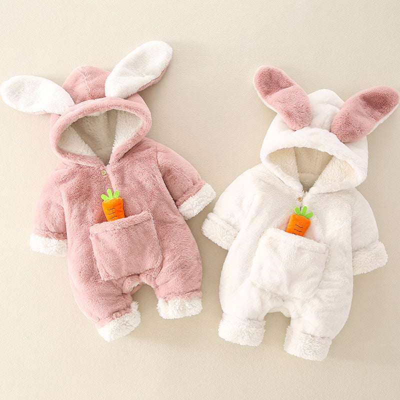 Cute super cute winter warm crawling suit