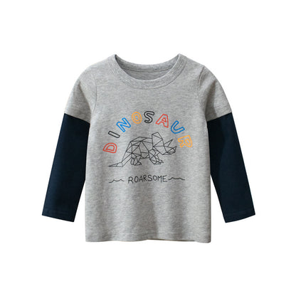 Baby clothes children's long-sleeved T-shirt boys bottoming shirt