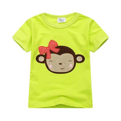 Children's Short-Sleeved T-Shirt Baby Short-Sleeved Shirt