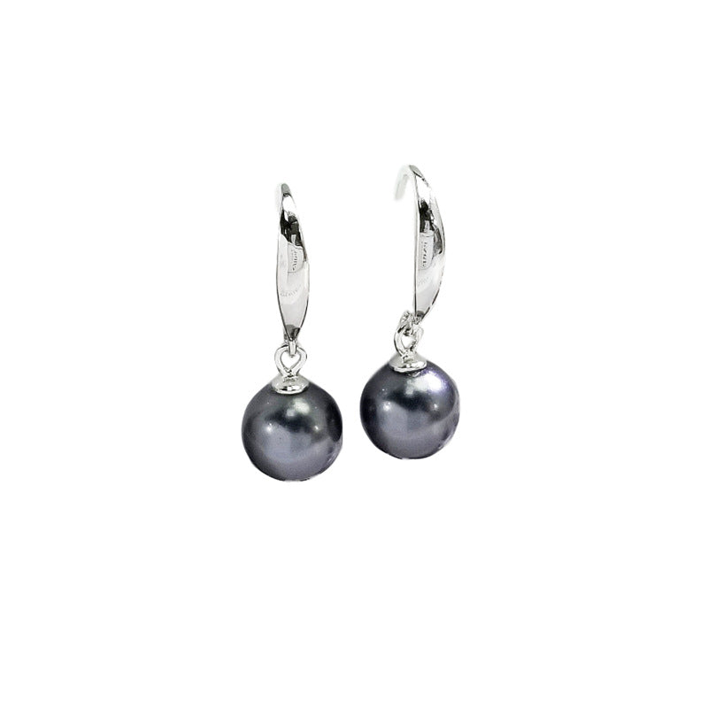 Autumn And Winter Fashion Trending Sterling Silver Pearl Earrings