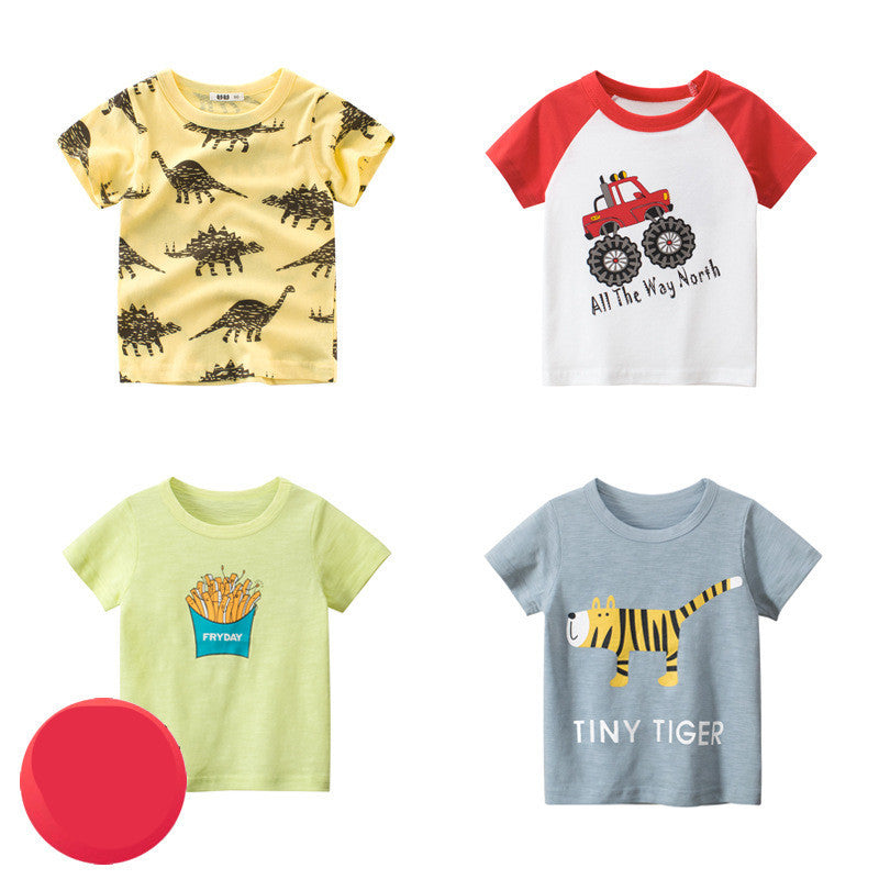 Summer children's short sleeve T-shirt