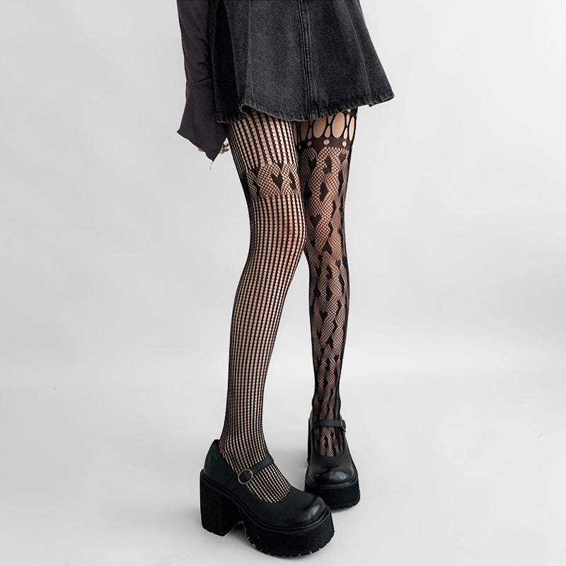 Lace Mesh Stockings Women's Thin Hollow Pantyhose