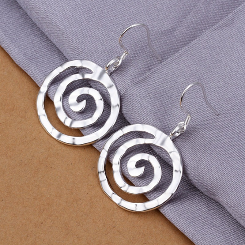 Round Earrings Threaded Earrings