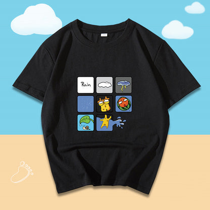 Cotton Half Sleeved Summer Suit Middle School Children's Loose Jacket Boys' Wear