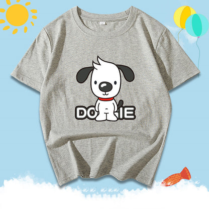 Cotton Half Sleeved Summer Suit Middle School Children's Loose Jacket Boys' Wear