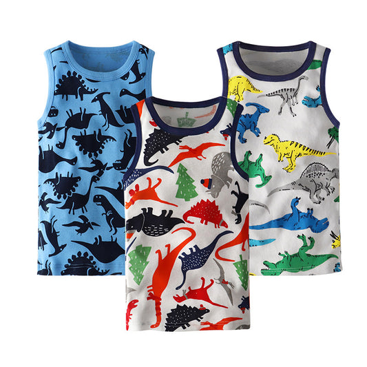 Cartoon Baby Boy Primer Vest