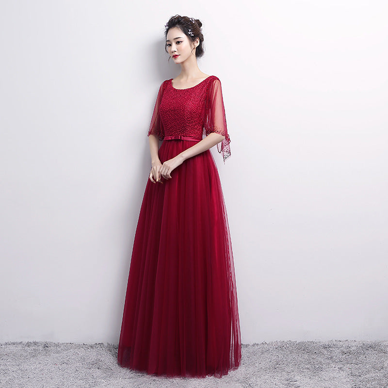 Banquet Evening Dress Female Spring New Fashion Annual Meeting Host Dress Chorus Performance Long Dress