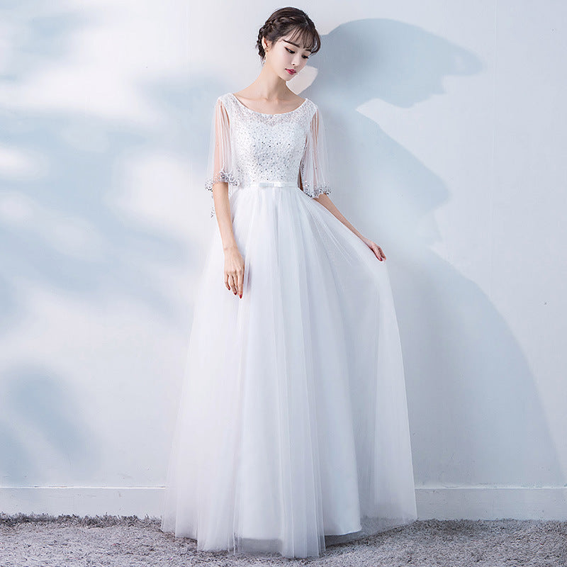 Banquet Evening Dress Female Spring New Fashion Annual Meeting Host Dress Chorus Performance Long Dress