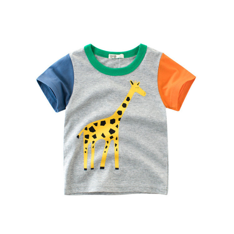 Boy's Summer New Product Children's Short Sleeved T Shirt