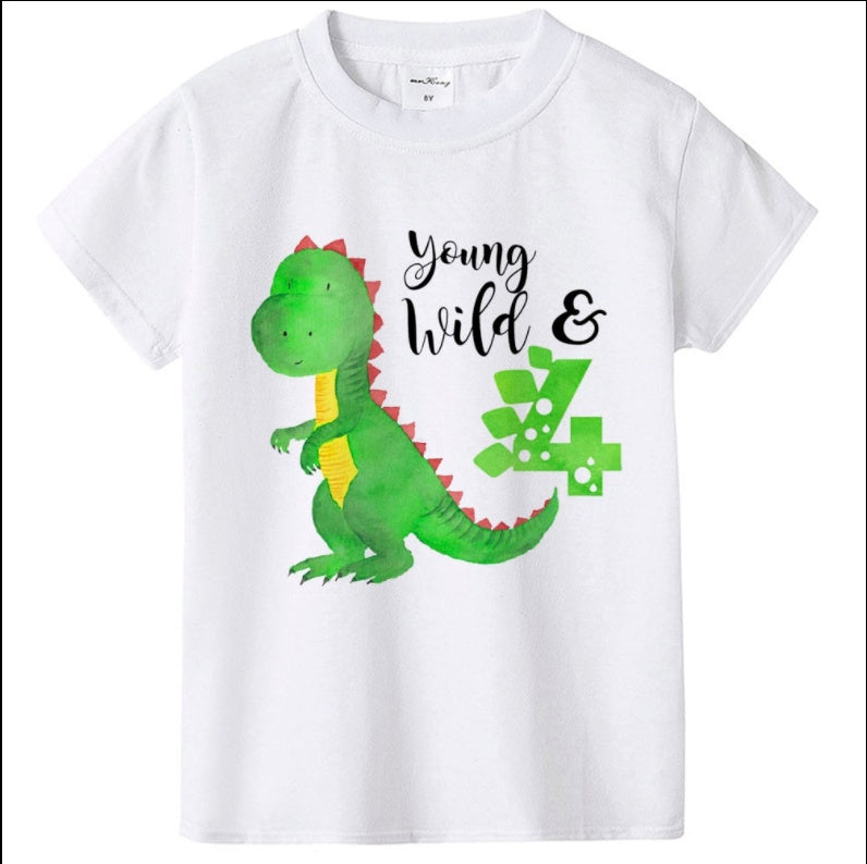 Children's Round Neck Short Sleeve