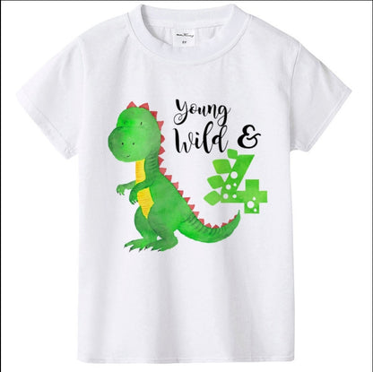 Children's Round Neck Short Sleeve