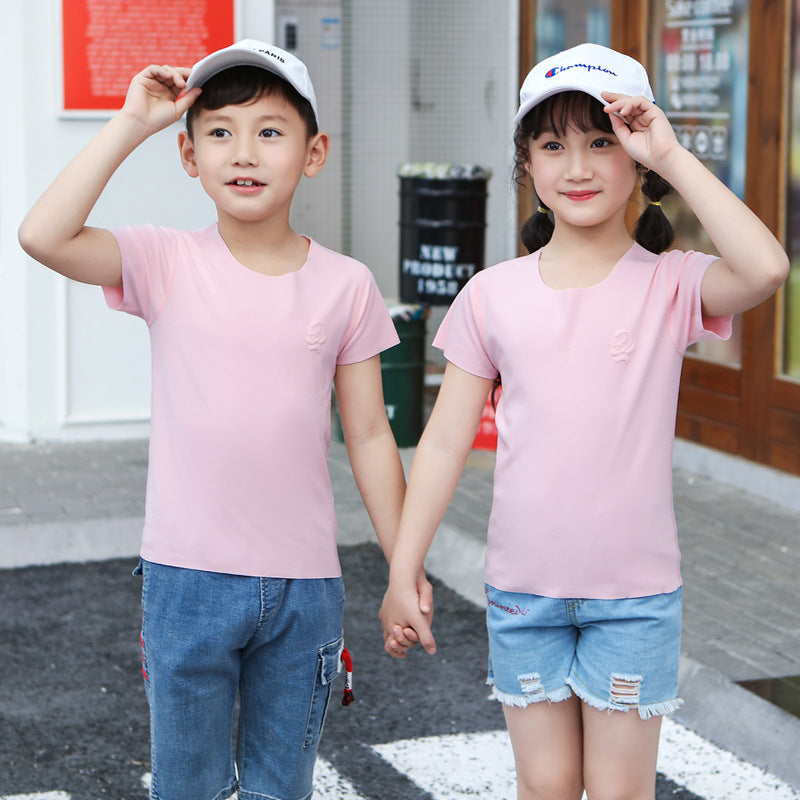 Cartoon Modal Kids Print Short Sleeve