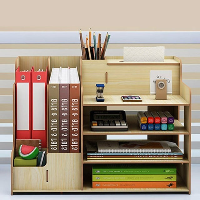 Student Dormitory Bookshelf Stationery Storage