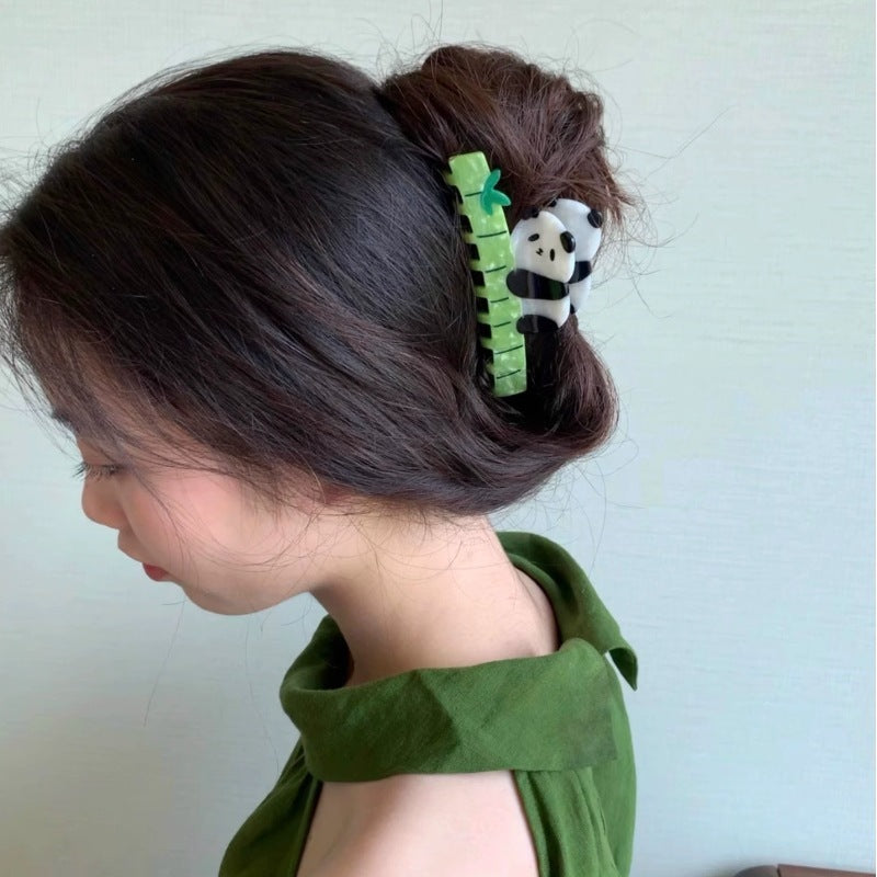 Sweet Cute Back Head Hair Claw Headdress Female