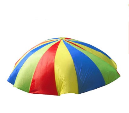 Kindergarten sports games for children early education and outdoor equipment and the rainbow umbrella