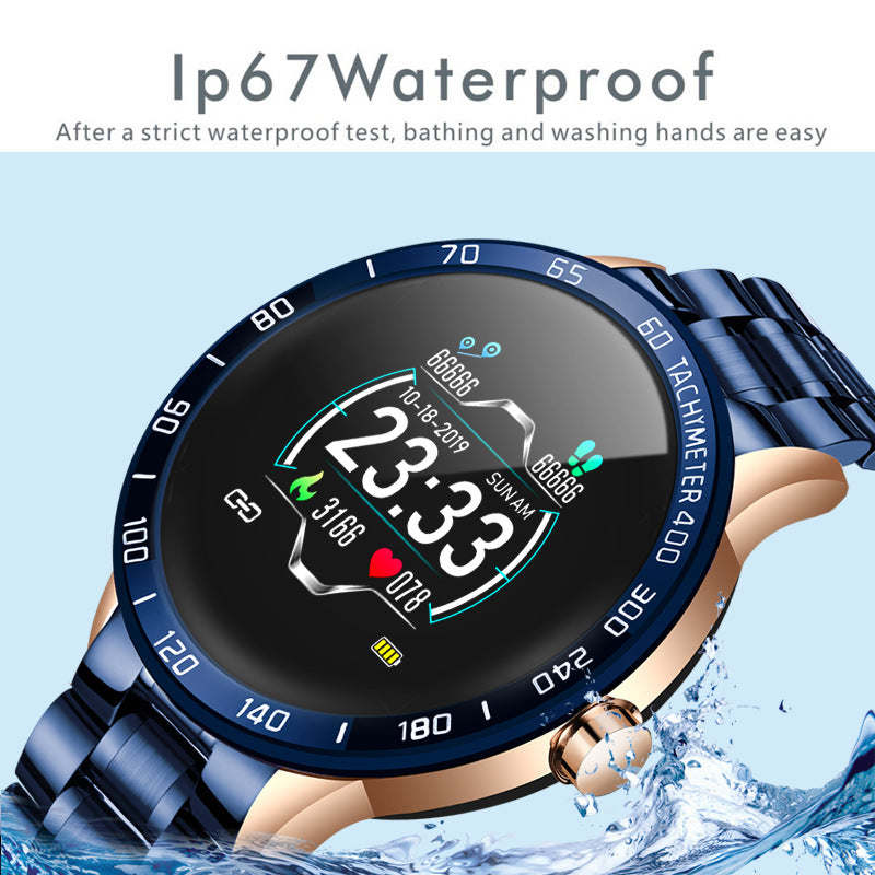 Steel belt multifunctional smart watch