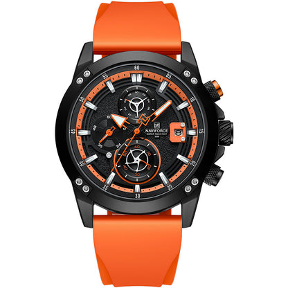 Sports And Leisure Silicone Band Color Watch